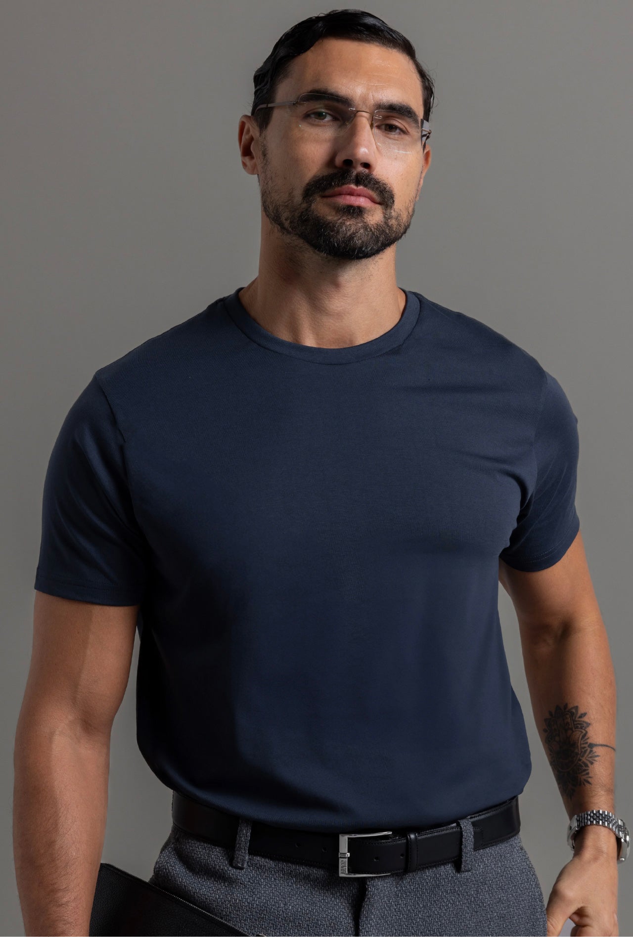 Close-up neckline pima cotton t-shirt