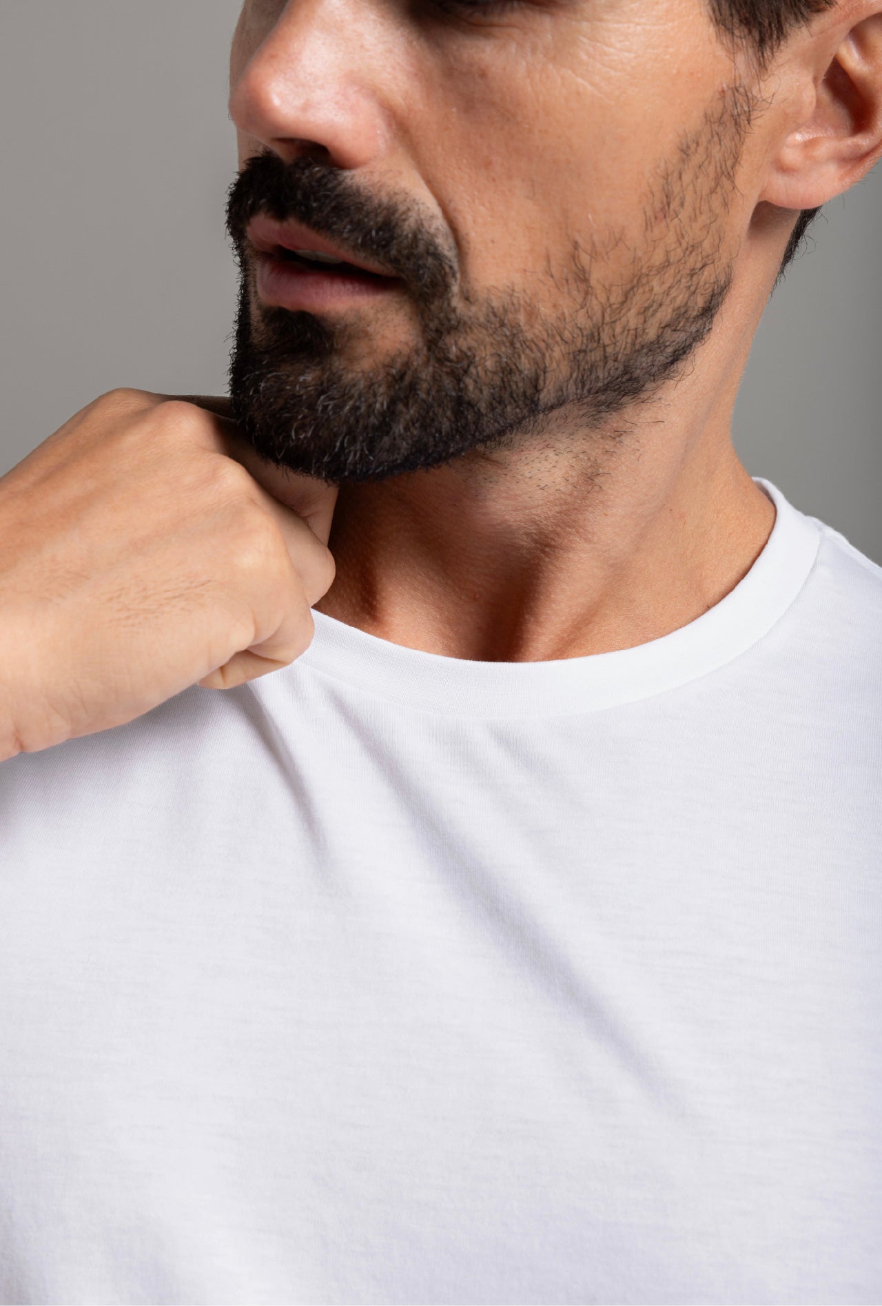 Close-up neckline pima cotton t-shirt