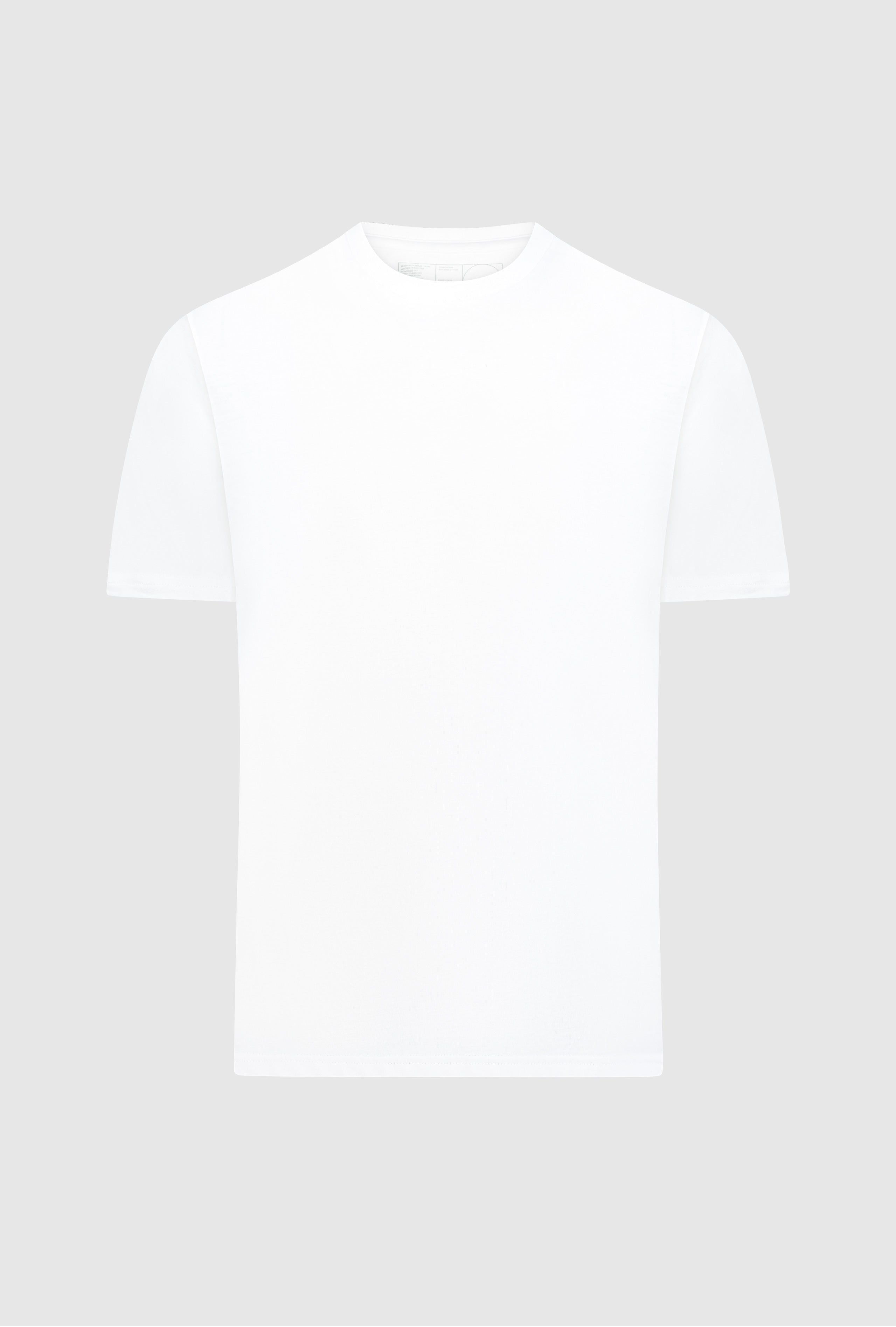 Polar white pima cotton t-shirt front view