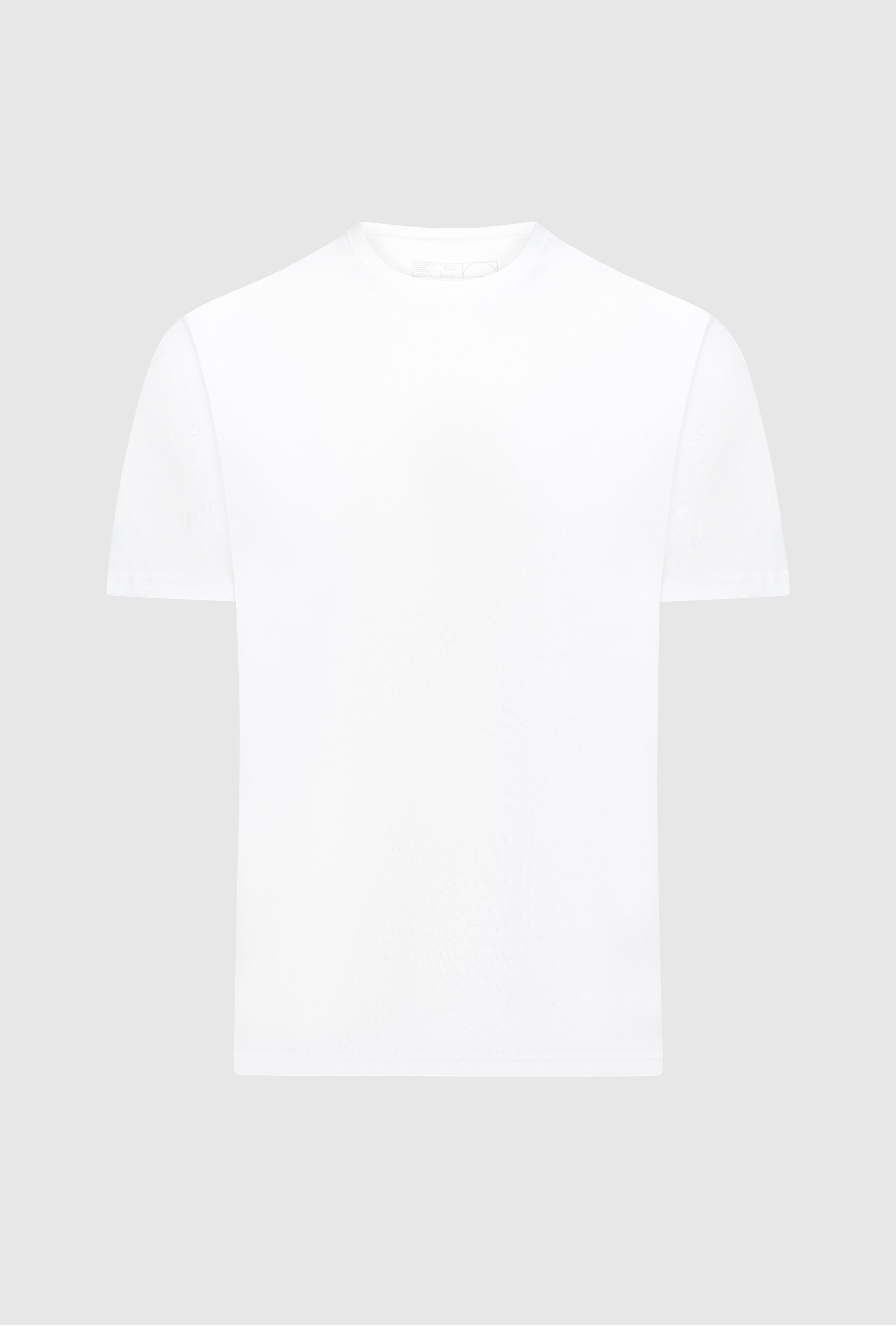 Polar white essential t-shirt front view